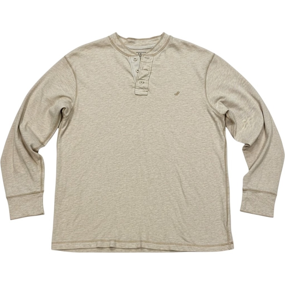 Urban Up Pipeline Mens Henley T Shirt Thermal Pullover Layering Large Cotton